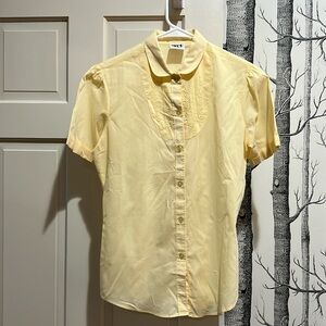 VINTAGE 1970s TRY 1 BUTTON UP- VINTAGE SIZE 13-FITS LIKE A SMALL